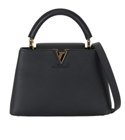 Capucines BB, Leather, Black, NFC/MIF, S/DB, 3*